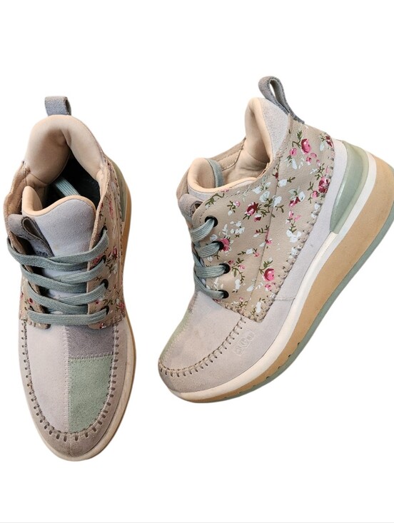 Deckers X Lab Shoes - Deckers X Lab Ko-Z Chukka Boot/Sneaker Style Size 7 Patchwork Suede Weatherproof